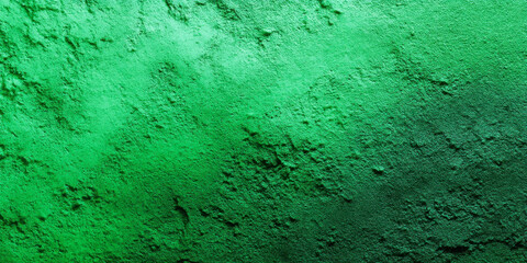 Textured green surface with gradient tones showcasing depth and subtle details
