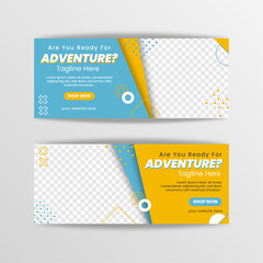 Real Estate Facebook cover and banner template design, Modern abstract flat corporate real estate construction Facebook cover, banner, social media post, timeline cover and web banner template design