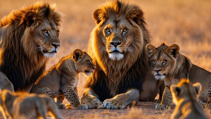 Group of Lions