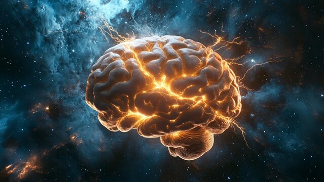 human brain in the sky