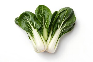 Bok Choy On White Background