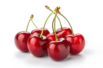 Fresh Brussels Sprouts White Background