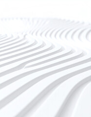 Abstract white waves create a smooth, modern texture, perfect for backgrounds or design elements