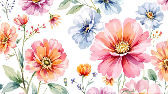 Elegant rose inspired seamless background design