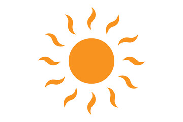 Sun icon set. Yellow sun icons. Shine sun ray set. Sunset icon collection.  Sunset icon collection. Yellow sun star icons. Vector illustration .  