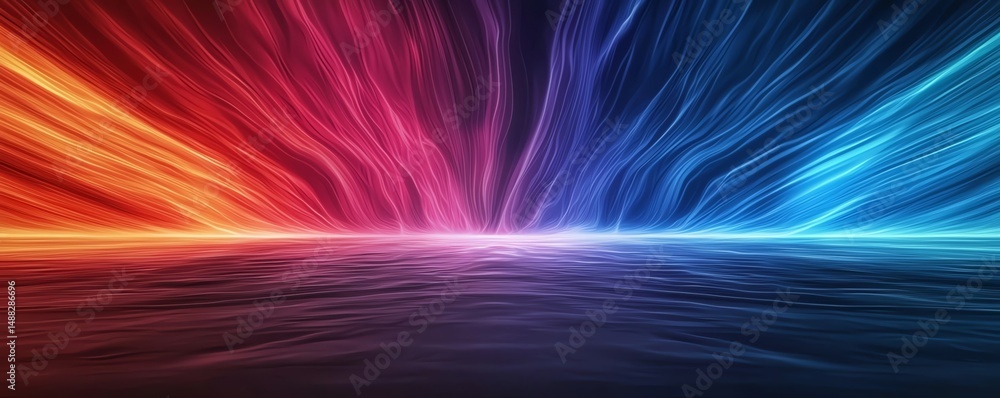 Poster beautiful colorful background featuring a blend of bright hues creating an eye-catching and artistic
