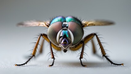Obraz premium In-Depth Fly Eyes