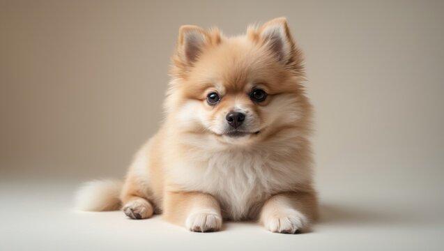 Spitz Puppy Pomeranian