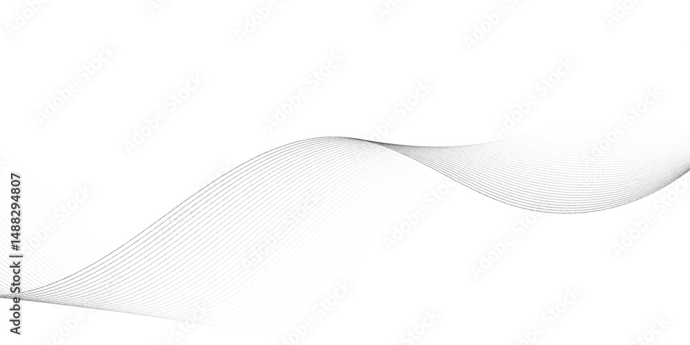 Aufkleber abstract halftone flowing wavy colorful gradient dots shape isolated on transparent background. digi