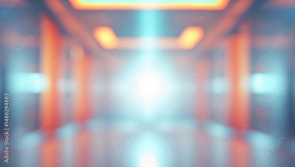 Poster image of corridor with a blurred background