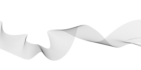Abstract wavy curve lines background. Abstract frequency sound wave lines and technology curve lines background. Abstract business wave curve lines background. Vector illustration.