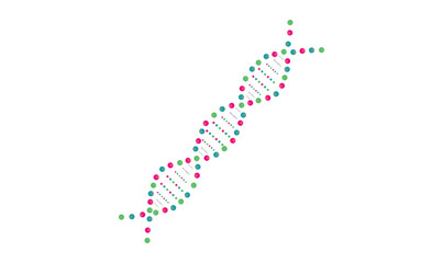 Naklejka premium DNA symbol design
