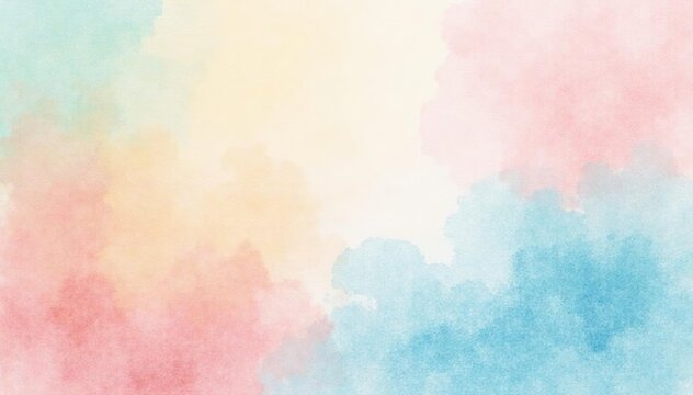 Fototapeta Subtle watercolor wash repeats seamlessly, soft pastel hues ideal for calm backgrounds , design, subtle, soft