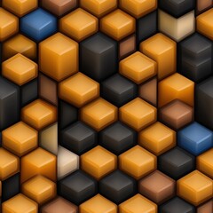 Obraz premium Abstract Geometric Cube Pattern Background
