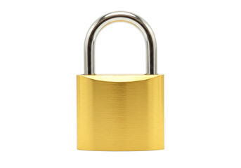 Fototapeta premium padlock on white background