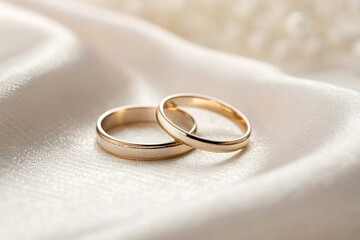 wedding rings on the table nice photo for poster and banner style for commerce style