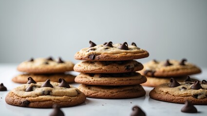 White Backdrop Featuring Chocolate Chip