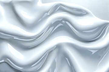 Fototapeta premium Fluid Silver Waves