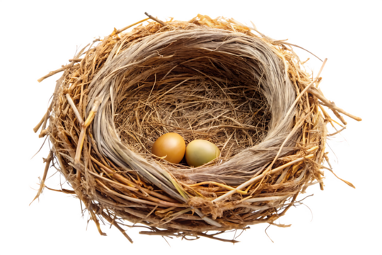 Ricebird bird nest isolated on transparent background.PNG