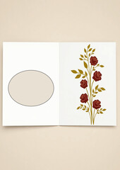 invitation, wedding card, luxury card, blank card, romantic design,