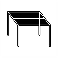 T-shirts hanging on a clothesline outline icon. linear style sign for mobile concept and web design. Dried clean laundry simple line vector icon. Symbol, logo illustration