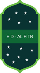  vector illustration of greeting templates for Eid al-Fitr and Eid al-Adha
