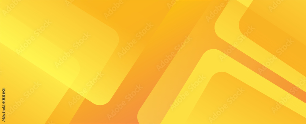 Poster abstract orange and yellow geometric background. dynamic shapes composition. cool background design 