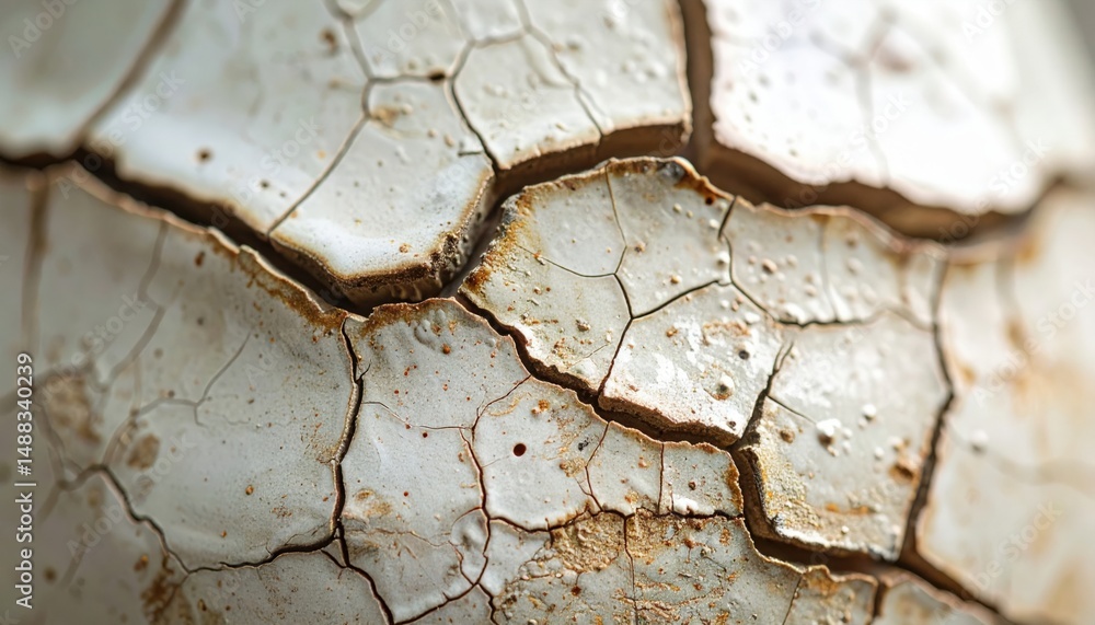 Poster cracked surface texture natural setting close-up image dry environment detailed view abstract concep