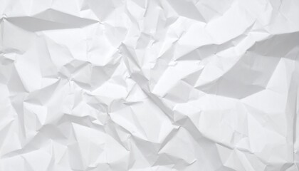 Obraz premium wrinkled white paper texture