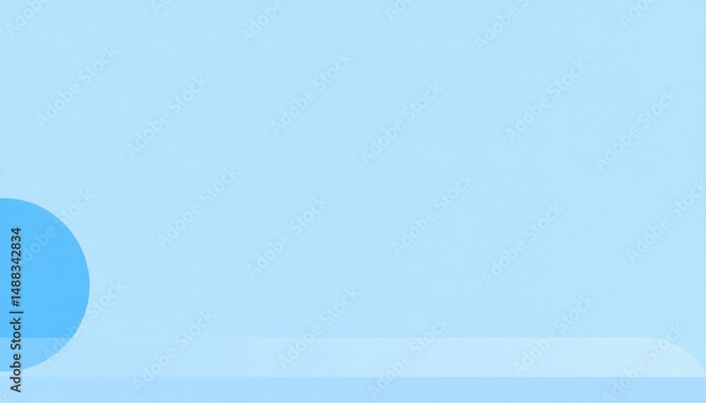 Poster dynamic blue background with circular shapes abstract design digital art minimalist style contempora