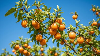 Vibrant Orange Grove