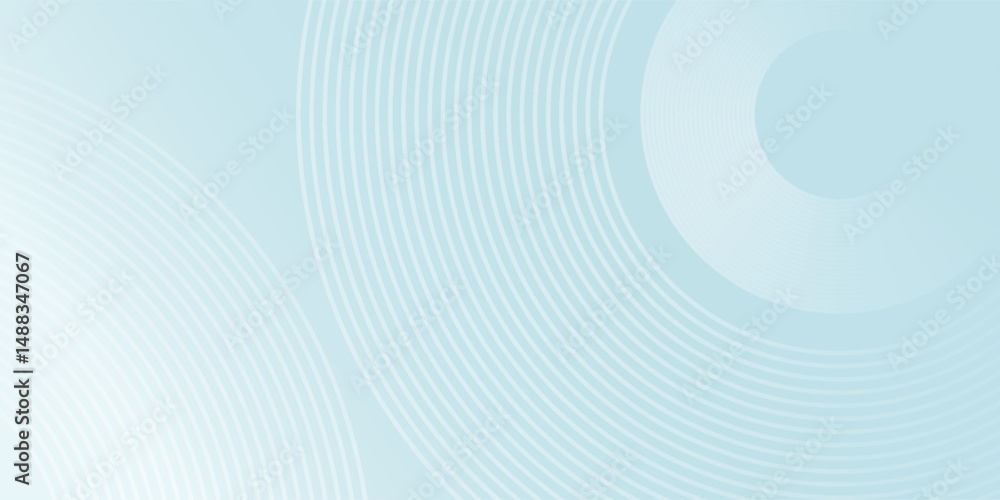 Poster modern abstract background. glossy white gradient circle lines. minimal geometric pattern. simple gr