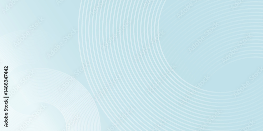 Poster modern abstract background. glossy white gradient circle lines. minimal geometric pattern.