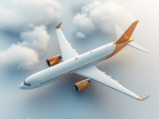 Travel Insurance and Flight Booking App Concept on Modern Device
