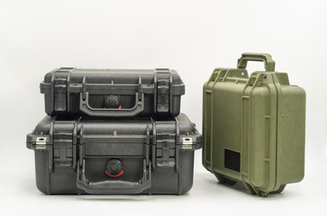 Rugged suitcase set designed for durability and protection in outdoor adventures