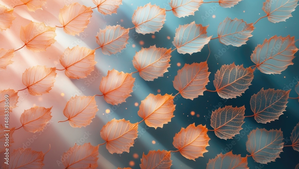 Poster macro creates a smooth background texture, pattern