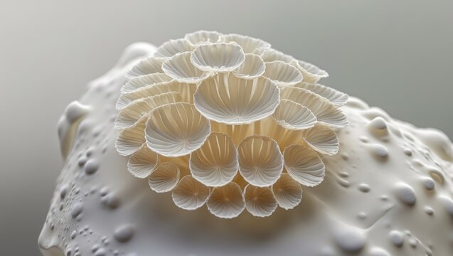 Lugol's Solution Preserved Climacosphenia, a Marine Microalga: Valve View at 400x Magnification