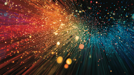Obraz premium Fiber offers high efficiency, low loss, and strong interference resistance, making it the backbone of high-speed communication, modern internet, and the global information highway.