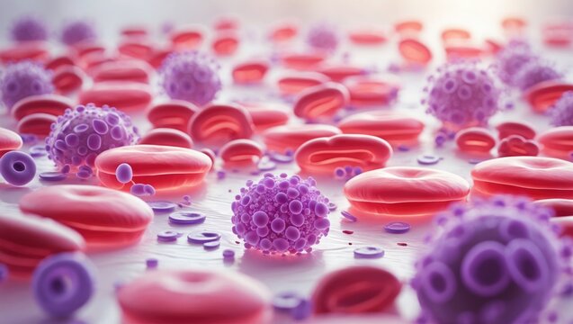 Blood components, blood smear analysis, leukocytes, thrombocytes, and atypical erythrocytes