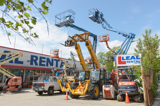 Leal Rental Centre, a construction equipment rental company, located at 555 Dupont St, Toronto