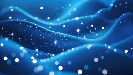 Abstract blue backdrop featuring stars