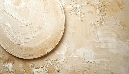 Creating textured art abstract paint techniques in studio setting close-up view creative process