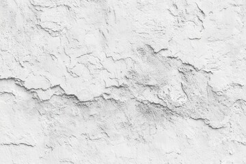 Obraz premium Textured white rough plaster wall surface.