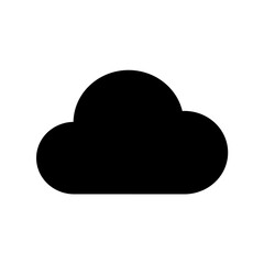 Cloud icon logo. Vector image