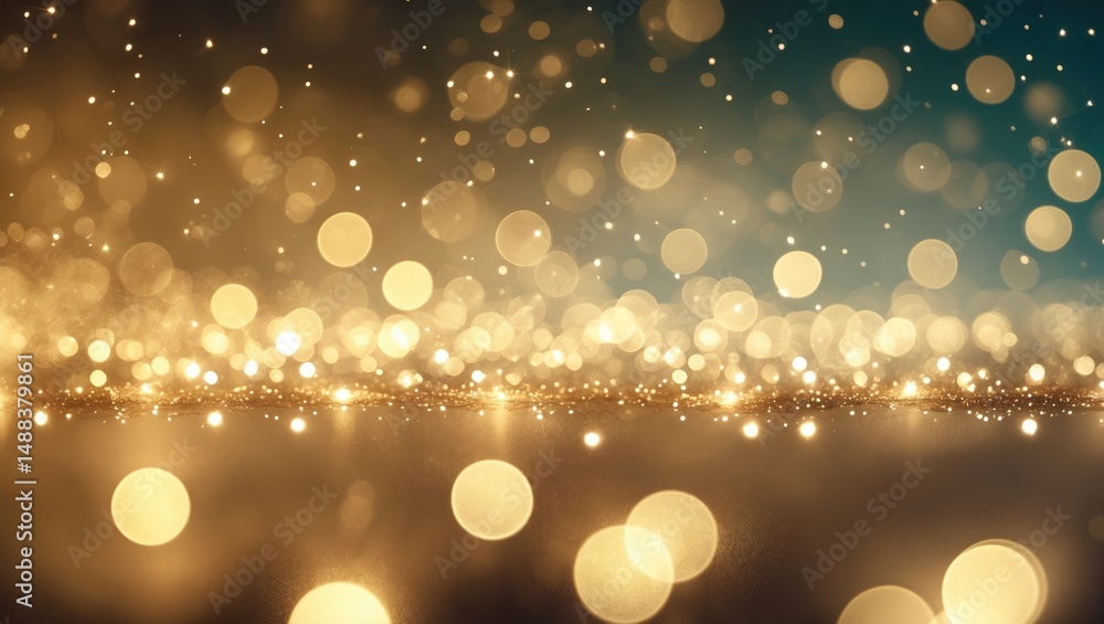 Poster abstract bokeh background of light
