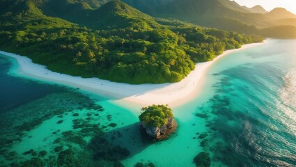 Bird's-eye view of Poda Island