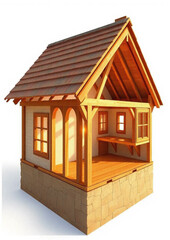 timber home, cozy cabin, warm lighting, mountain retreat, wooden lodge, country house, rural home, 