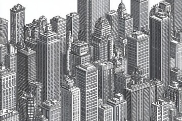 Urban Skyline Illustration