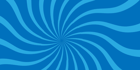 Sun rays Retro vintage style on blue background, Sunburst Pattern Background, abstract blue sunburst pattern background for modern graphic design element vector.