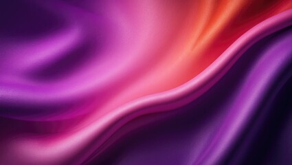 Obraz premium Magenta, fuchsia, and coral color shades. Gradient of colors. Abstract background in purple, pink, and orange with room for design. Light background with dark wavy line. Satin velvet silk. Template.
